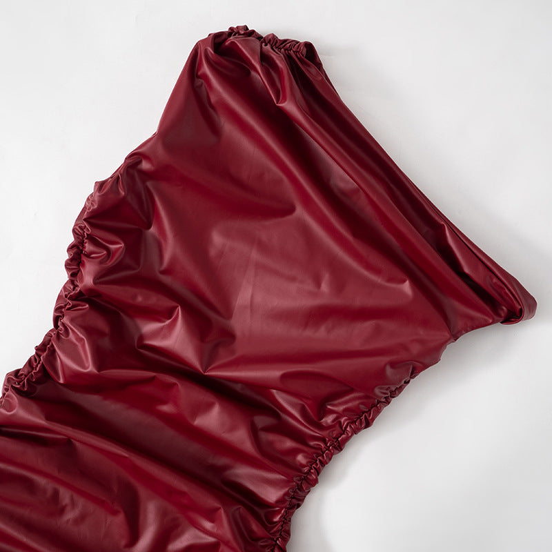 Taylor Mini Dress - Maroon