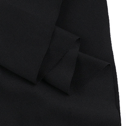 Americana Slit Dress-Black