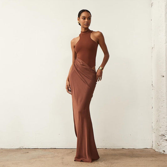 Coco Maxi Dress - Brown
