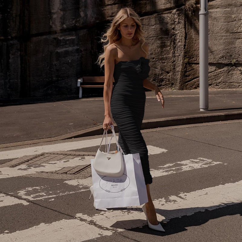 Flower Diva Dress-Black