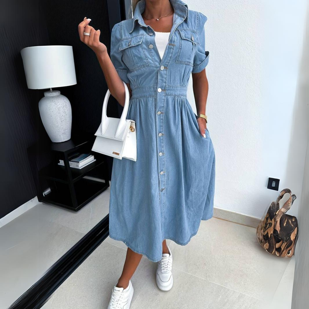 Alissa - denim dress