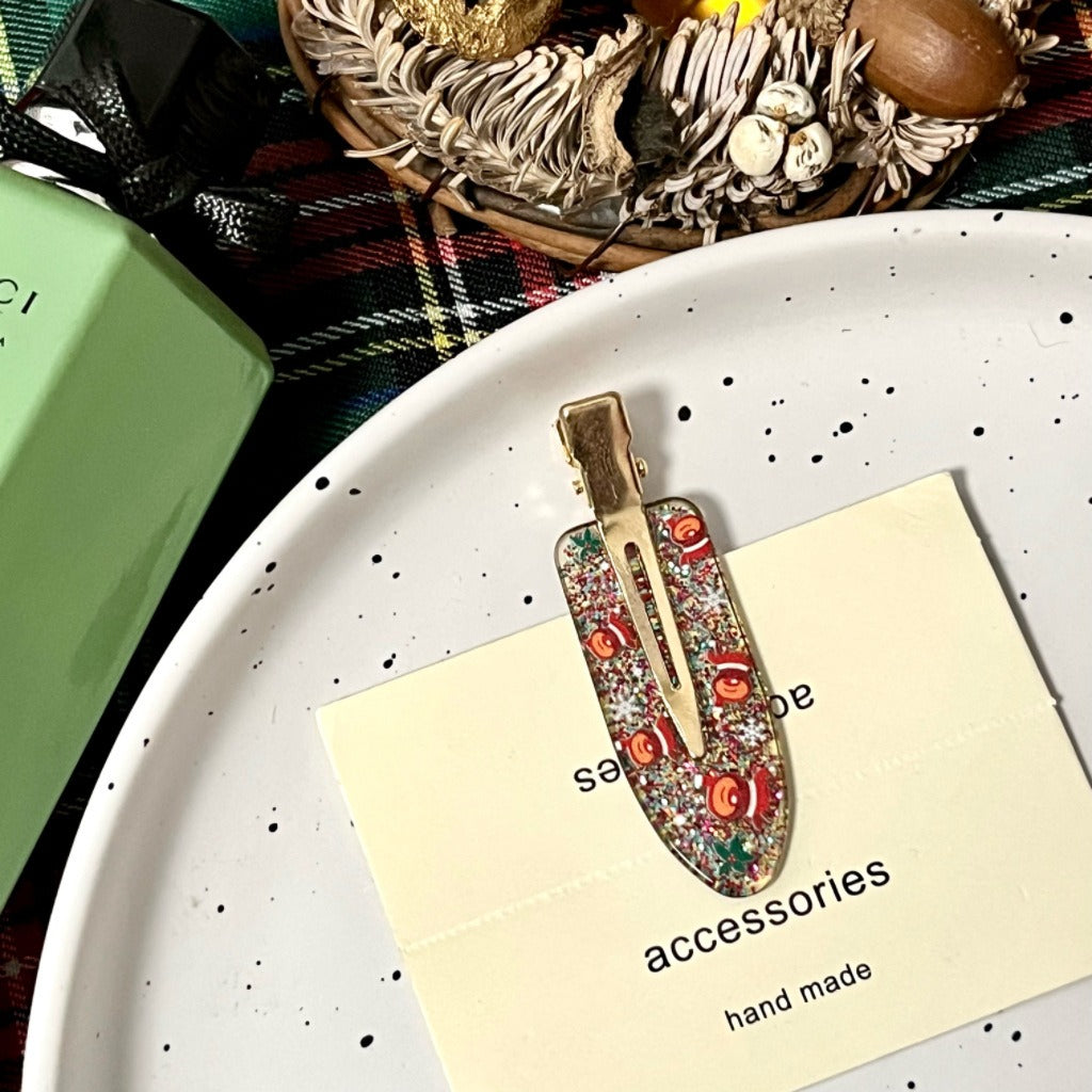 Christmas Seamless Side Hair Duck Bill Hair Accessory