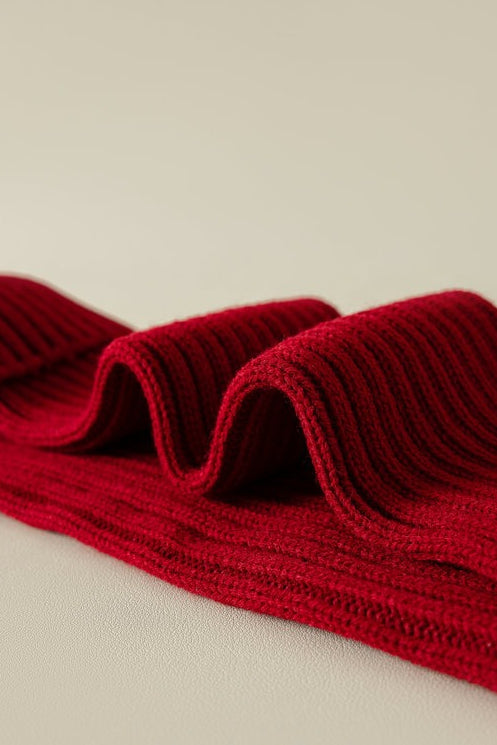 Ribbed Slouchy   Christmas Leg Warmers