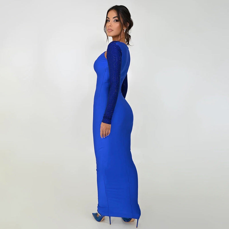 Ciara Maxi Dress - Blue