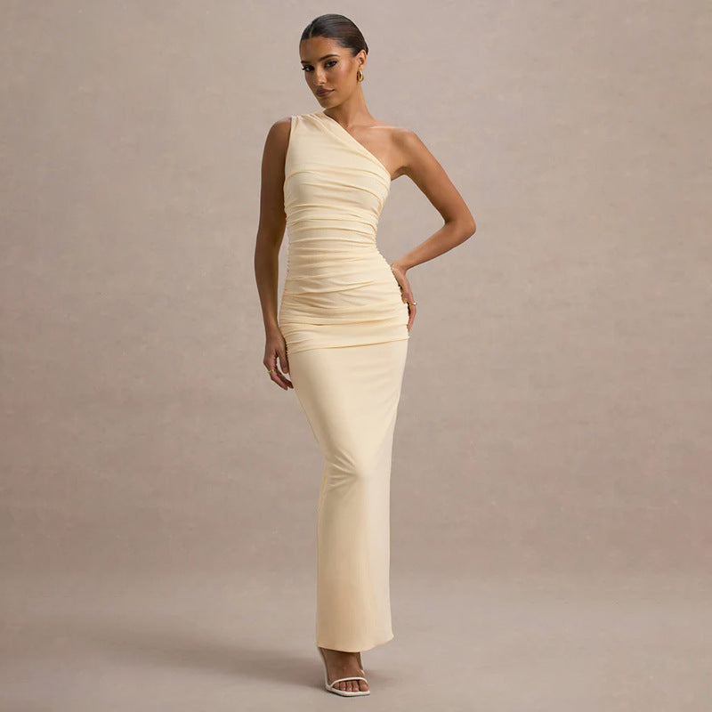 Zuma Assymetrical Dress - Yellow