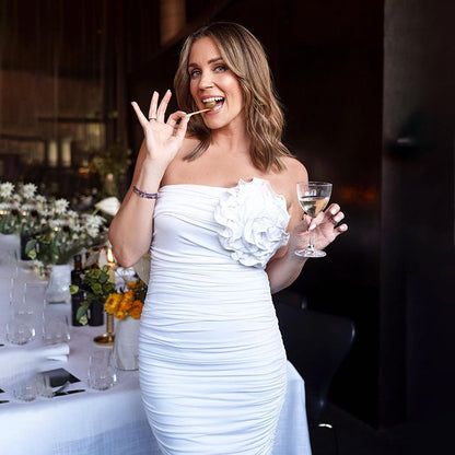 Flower Diva Dress-White