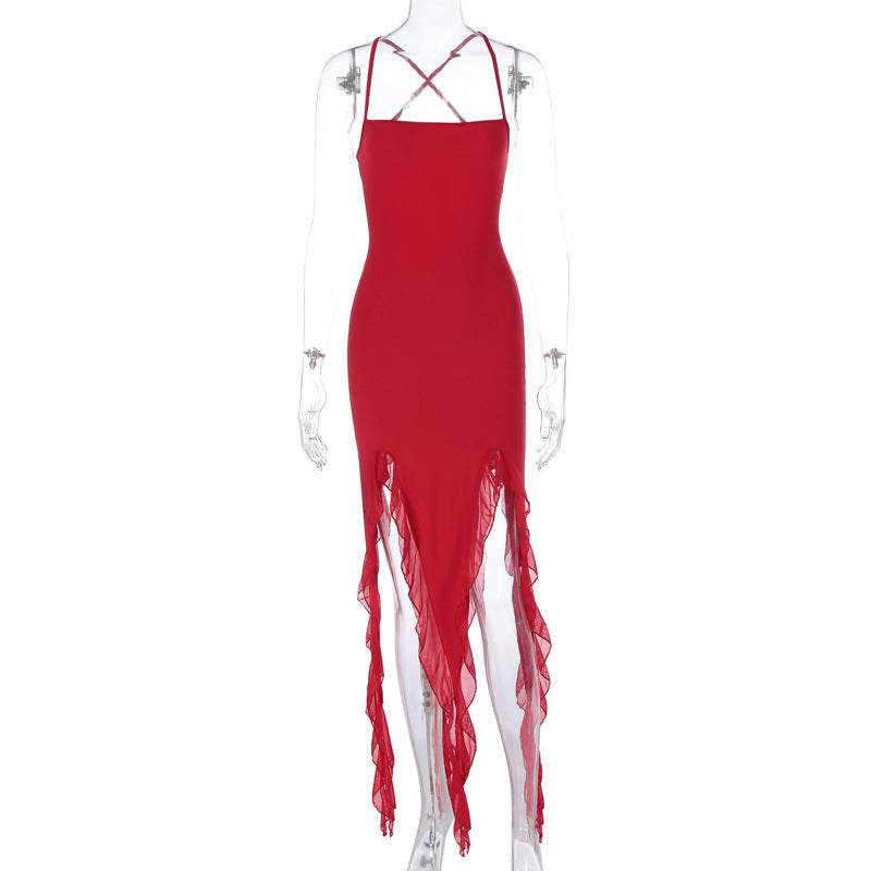 Afia Dress - Red