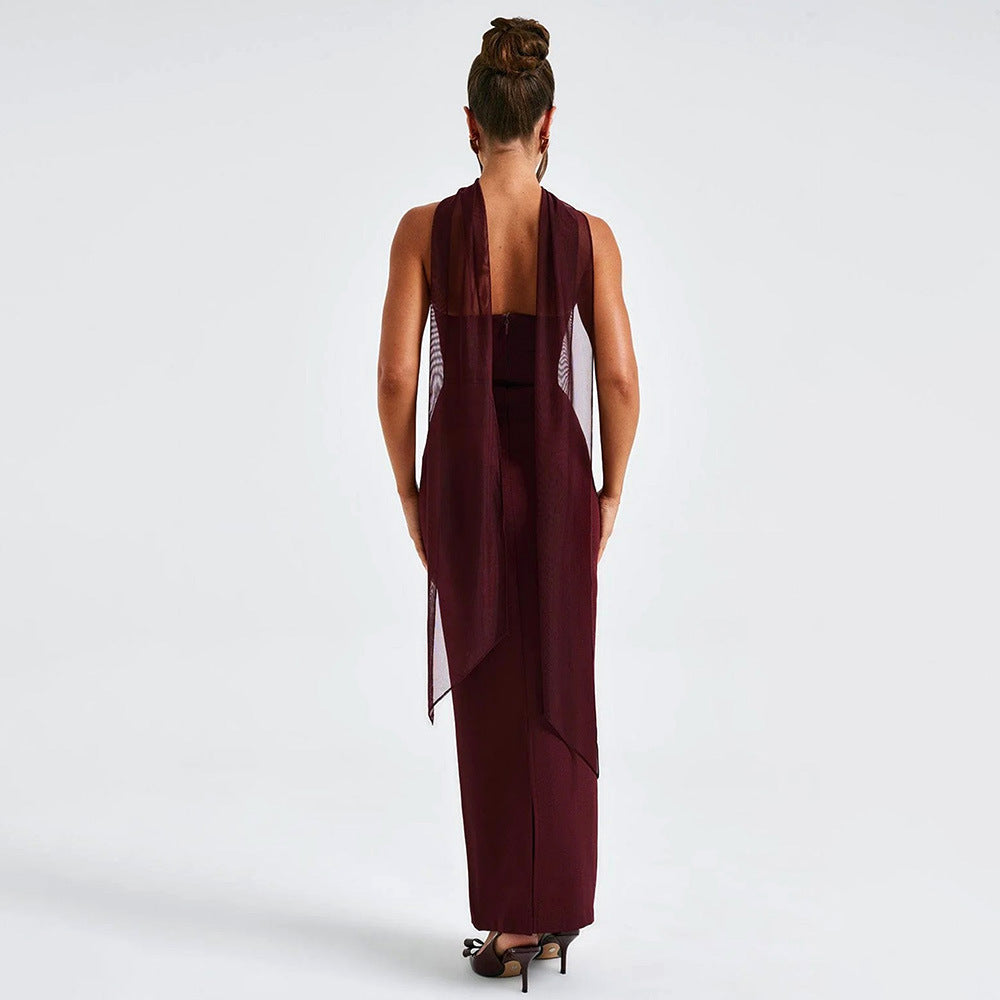 Amour Maxi Dress - Maroon