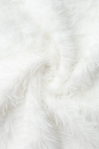 Plush Knit Long Christmas Skirt