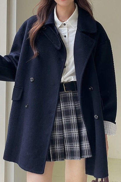 Vintage Plaid Pleated Christmas Skirt