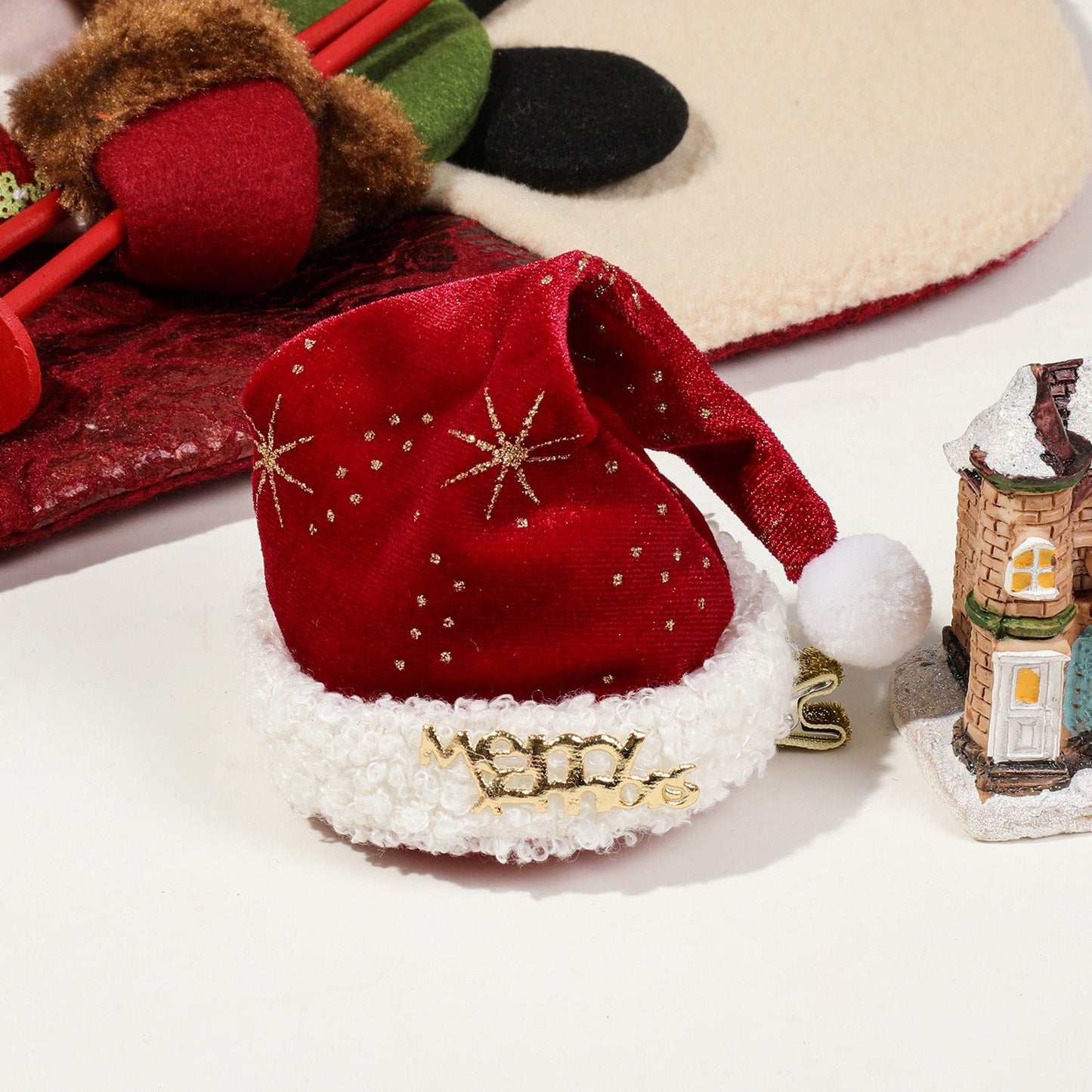 Cute Christmas Hat Kids Princess Festive Hair Accessory