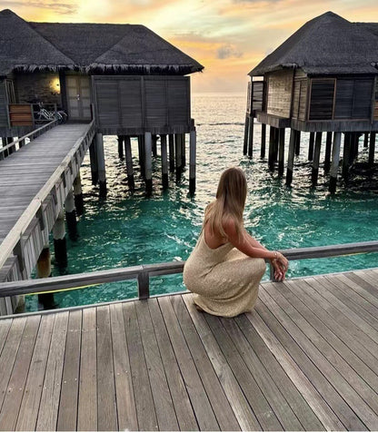 Alfonso Maxi Dress - Gold