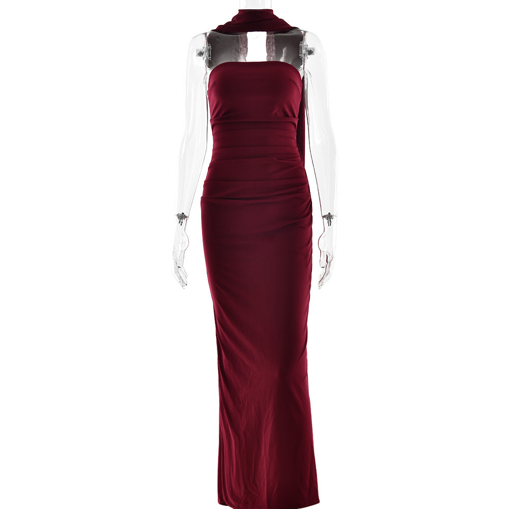Amour Maxi Dress - Maroon