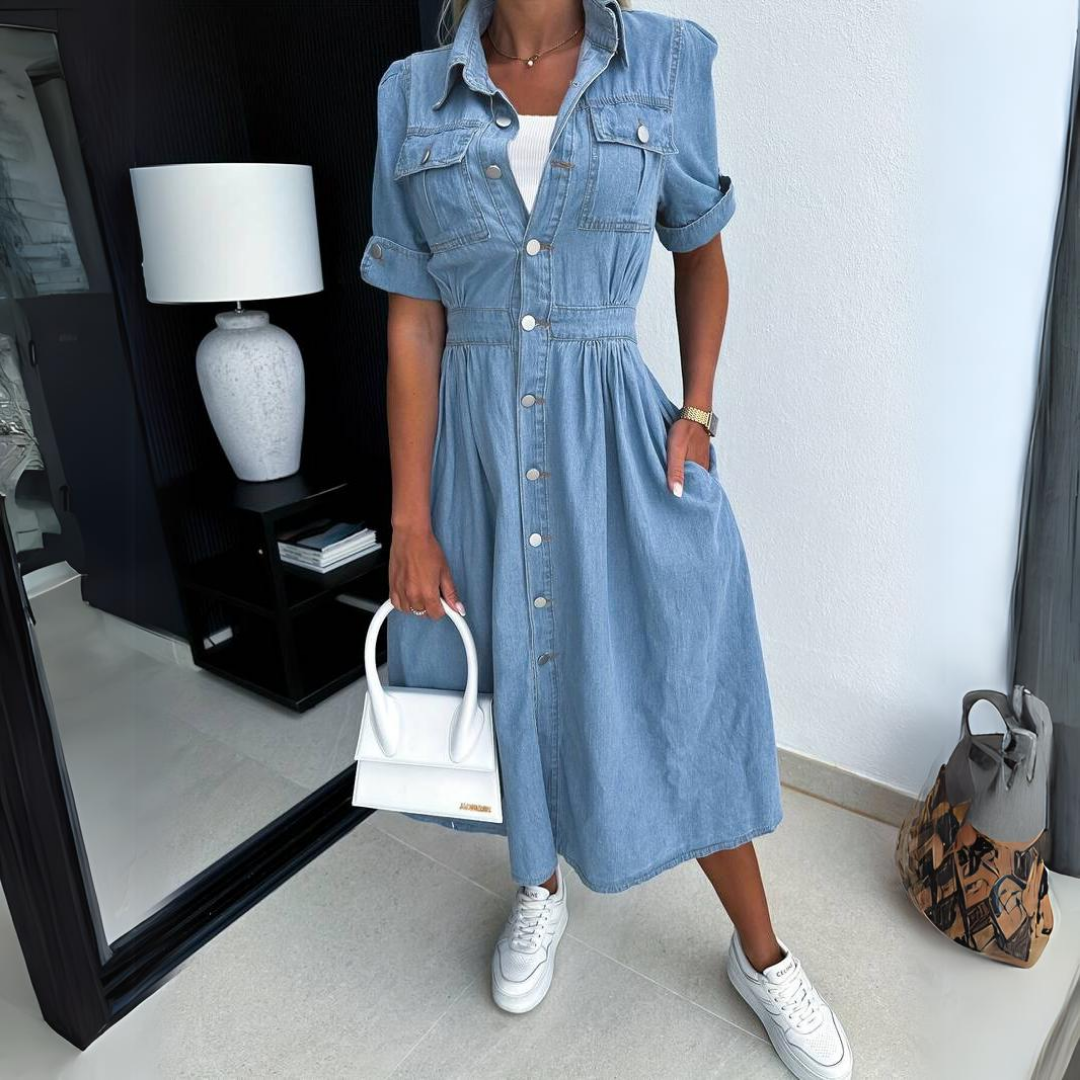 Alissa - denim dress