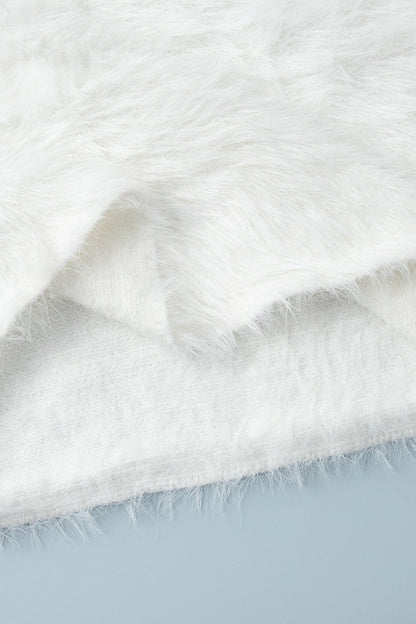 Plush Knit Long Christmas Skirt