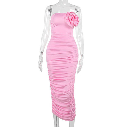 Flower Diva Dress-Pink