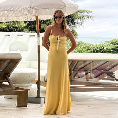 Angel Aura Maxi Dress - Yellow