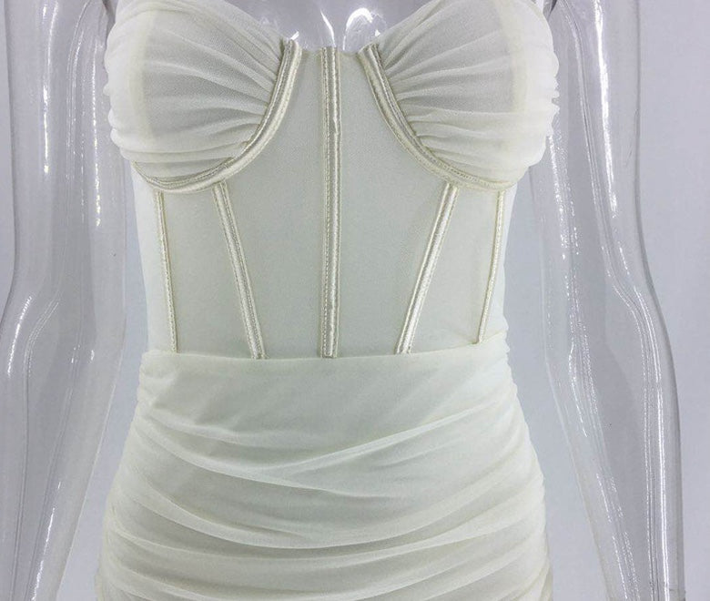 Cupid's Dream Mini Dress - Off White