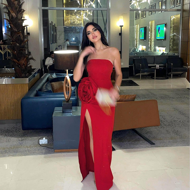 Fleming Maxi Dress - Red