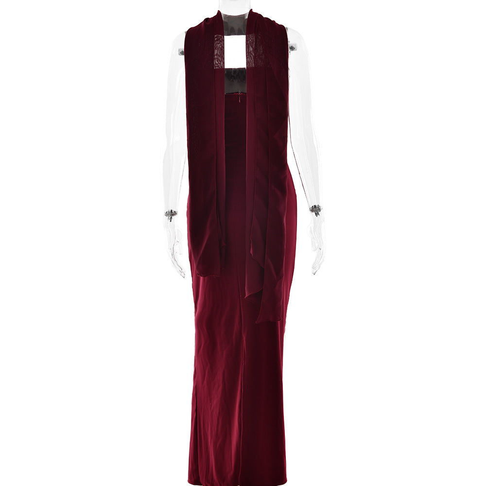 Amour Maxi Dress - Maroon