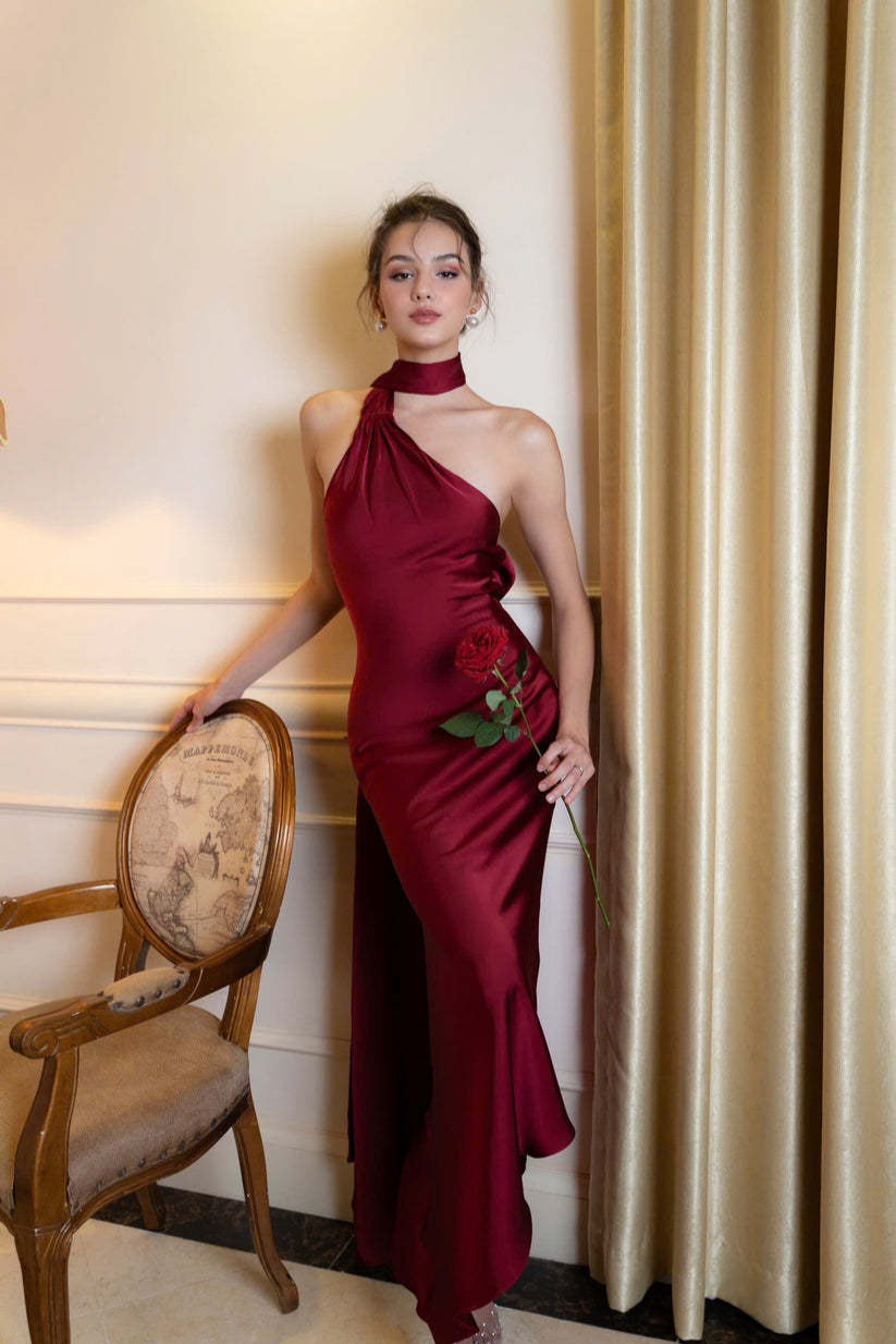 Elegant Low Back Party Dress