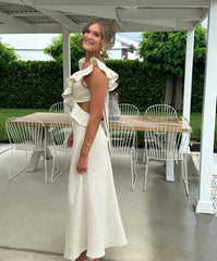 Cienti Flounce Maxi