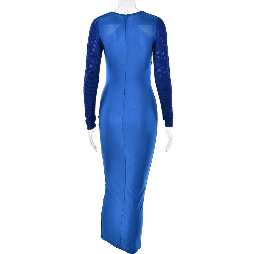 Ciara Maxi Dress - Blue