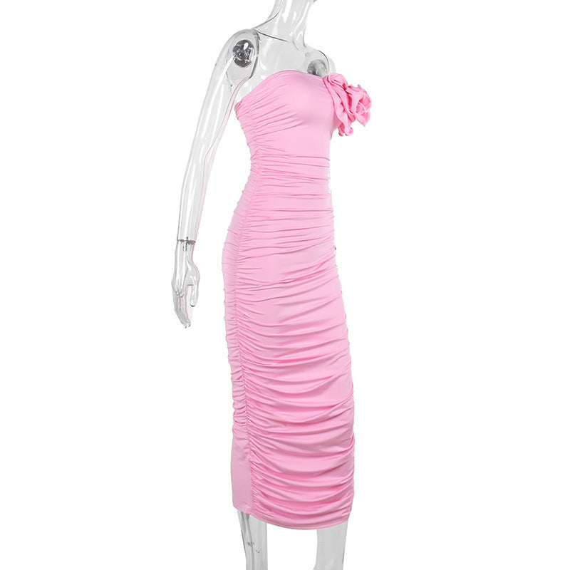 Flower Diva Dress-Pink