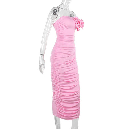 Flower Diva Dress-Pink