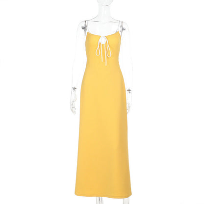 Angel Aura Maxi Dress - Yellow