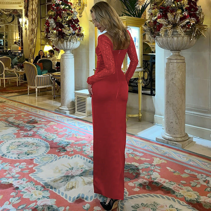 Togo Maxi Dress - Red