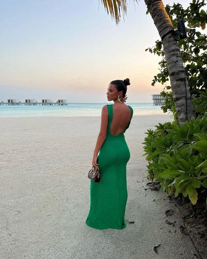 Alfonso Maxi Dress - Green