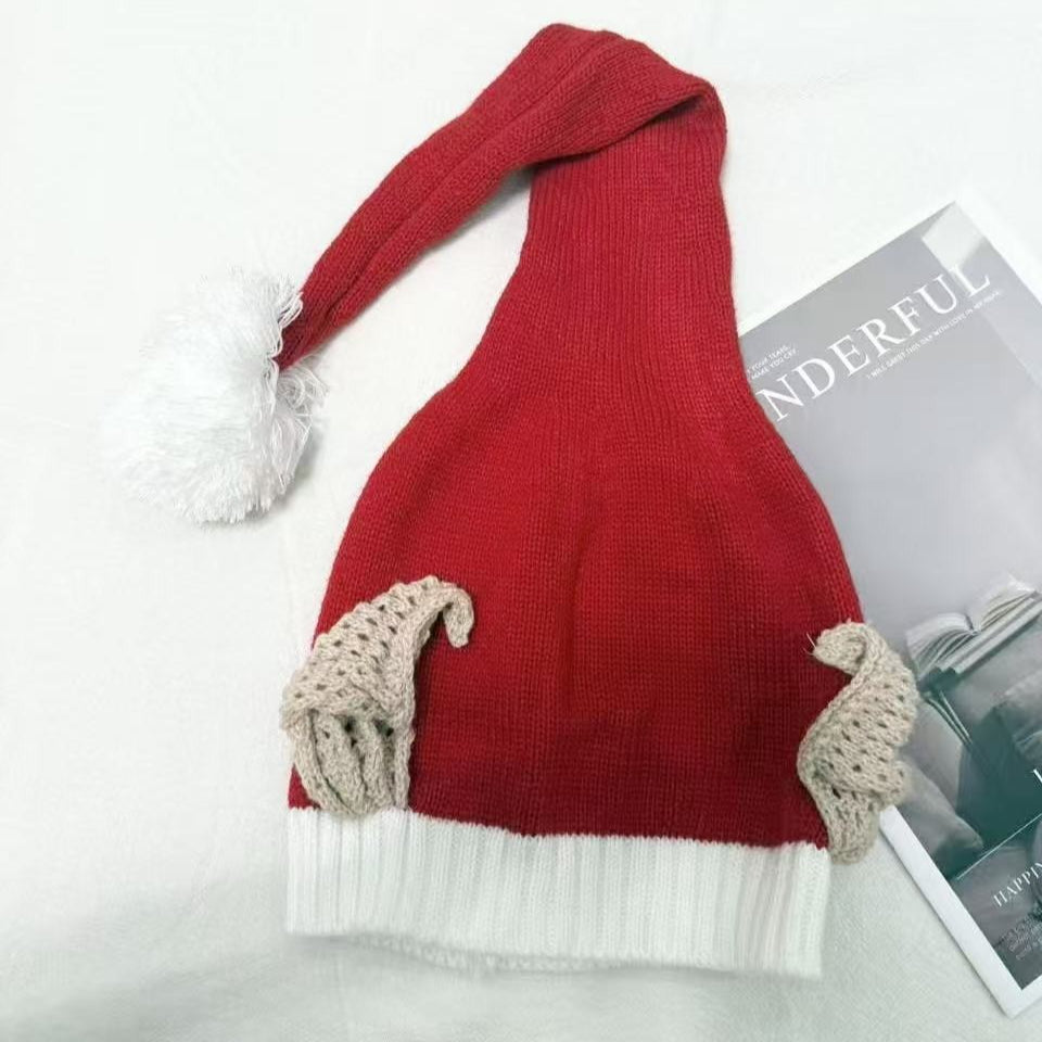 Classic Red Knit Christmas Hat