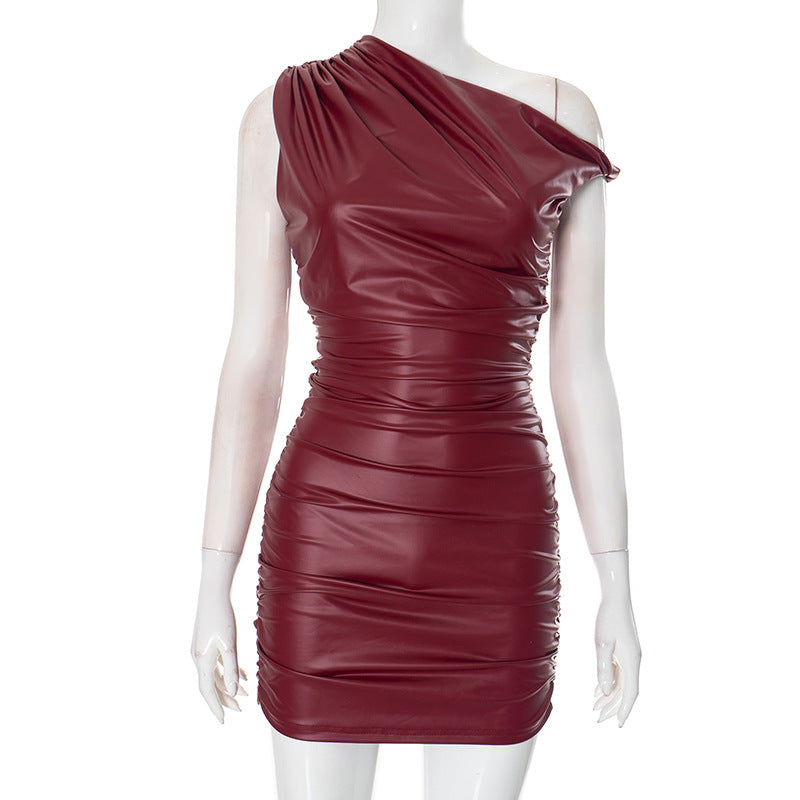 Taylor Mini Dress - Maroon