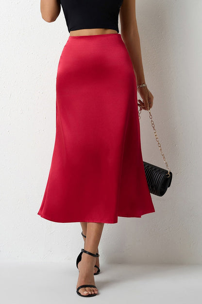 Mermaid Tail Satin Christmas Skirt