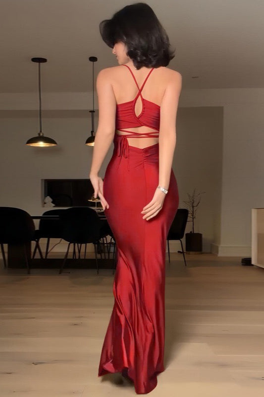 Bustier Lace-Up Back Party Dress