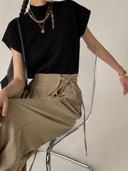 Vibemartini Leisurely Solid Pullover Sweater Vest
