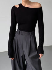 Vibemartini Slinky Cutout Knit Top