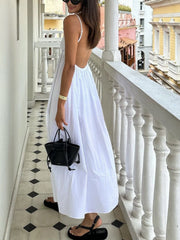 Vibemartini Coastal Cowgirl Open Back Long Dress