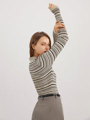 Vibemartini Musical Notation Knit Top