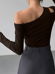 Vibemartini Slinky Cutout Knit Top