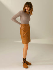 Vibemartini Clouds Ribbed Pullover Sweater
