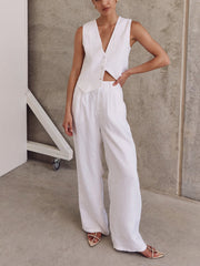 Vibemartini Cotton Casual Pants Set