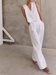 Vibemartini Cotton Casual Pants Set