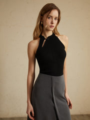 Vibemartini Vintage Button Sweater Vest