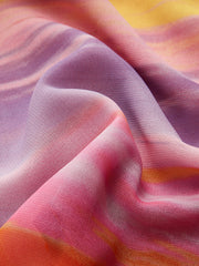 Vibemartini Semi-Sheer Halter Backless Tie Dye Short Dress