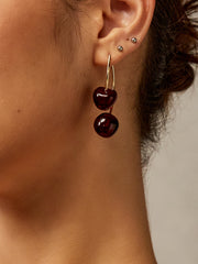 Vibemartini Cherry Charm Dangle Earrings