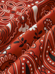Vibemartini Paisley Printed Tie Front Vest