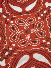 Vibemartini Paisley Printed Tie Front Vest