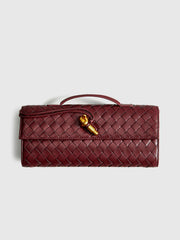 Vibemartini Two Way Woven Flap Clutch Shoulder Bag
